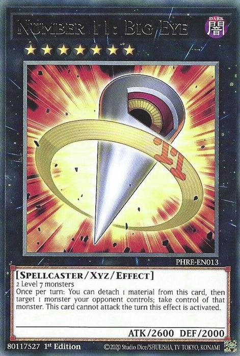 Image for Number 11: Big Eye (PHRE-EN013) [Phantom Revenge] - YuGiOh