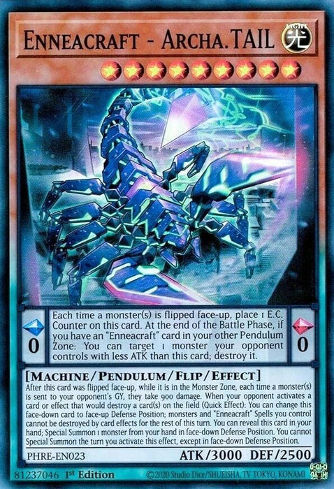 Image for Enneacraft - Archa.TAIL (PHRE-EN023) [Phantom Revenge] - YuGiOh