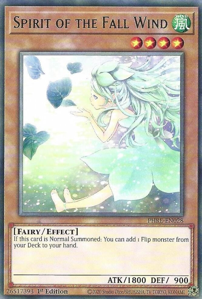 Image for Spirit of the Fall Wind (PHRE-EN028) [Phantom Revenge] - YuGiOh