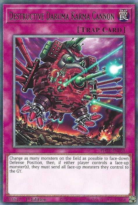 Image for Destructive Daruma Karma Cannon (PHRE-EN030) [Phantom Revenge] - YuGiOh