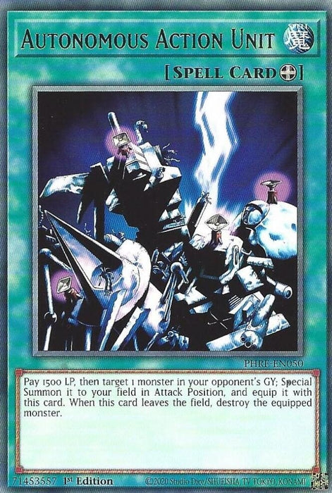 Image for Autonomous Action Unit (PHRE-EN050) [Phantom Revenge] - YuGiOh