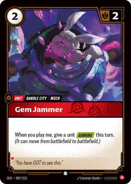 Image for Gem Jammer (007/221) [Spiritforged] - Riftbound: League of Legends Trading Card Game
