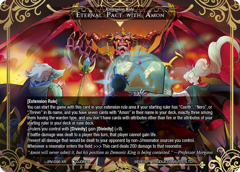 Image for Eternal Pact with Amon (JRV-095 XR) [Journey to Ravidra] - Force of Will