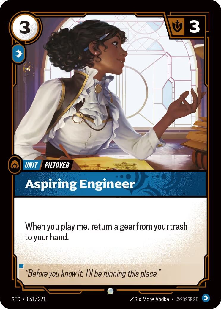 Image for Aspiring Engineer (061/221) [Spiritforged] - Riftbound: League of Legends Trading Card Game