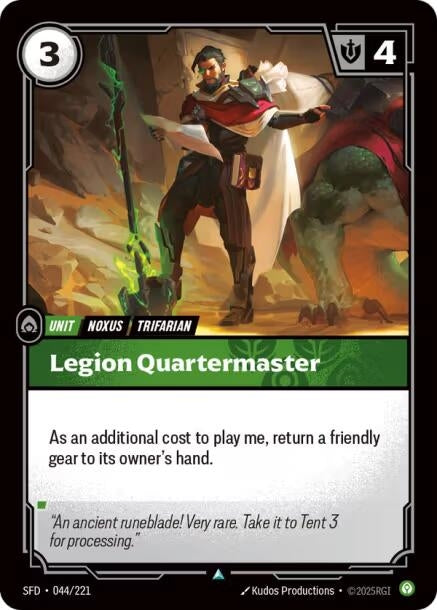 Image for Legion Quartermaster (044/221) [Spiritforged] - Riftbound: League of Legends Trading Card Game