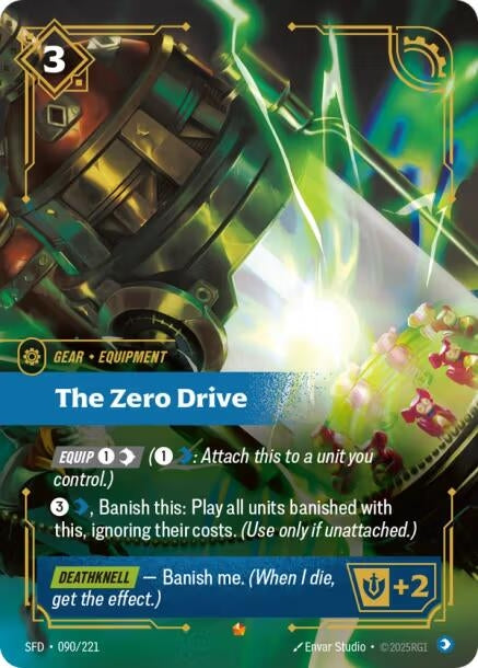 Image for The Zero Drive (090/221) [Spiritforged] - Riftbound: League of Legends Trading Card Game