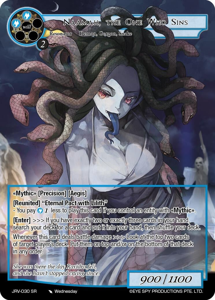 Image for Naamah, the One Who Sins (JRV-030 SR) [Journey to Ravidra] - Force of Will