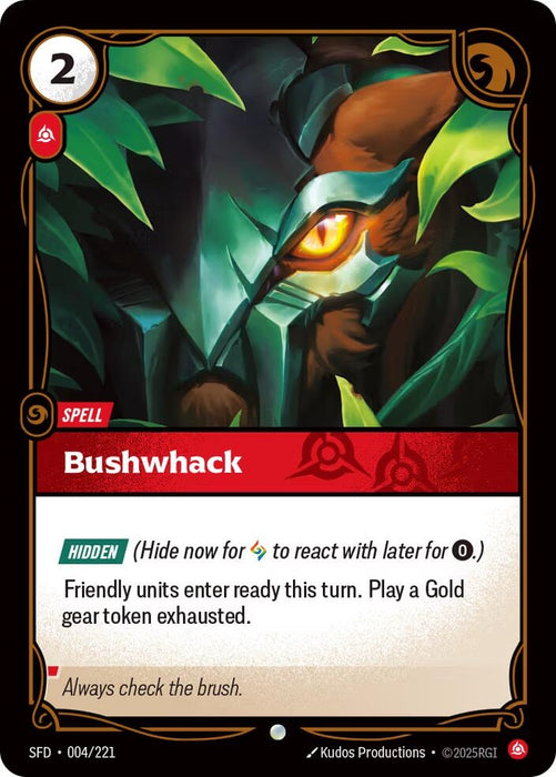 Image for Bushwhack (004/221) [Spiritforged] - Riftbound: League of Legends Trading Card Game