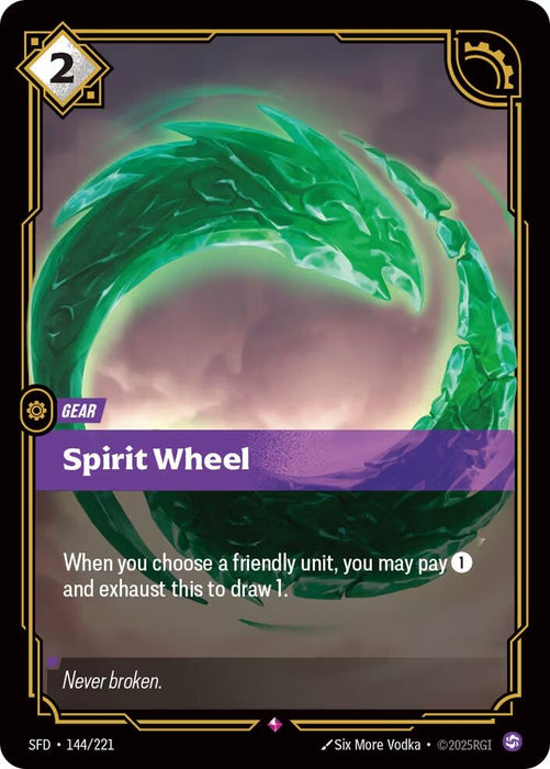 Image for Spirit Wheel (144/221) [Spiritforged] - Riftbound: League of Legends Trading Card Game