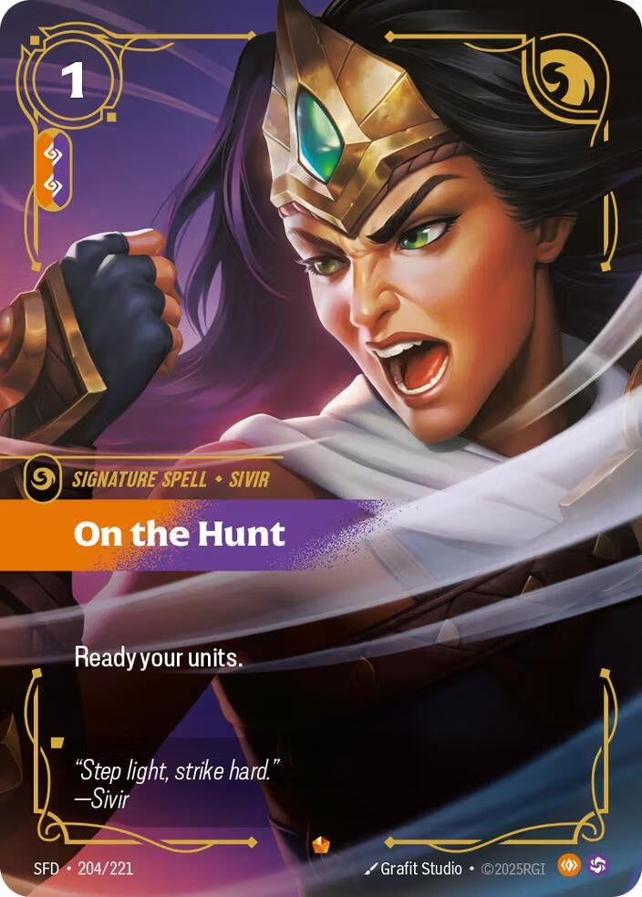 Image for On the Hunt (204/221) [Spiritforged] - Riftbound: League of Legends Trading Card Game