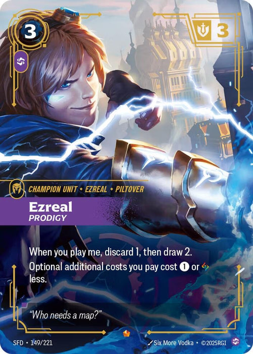 Image for Ezreal - Prodigy (149/221) [Spiritforged] - Riftbound: League of Legends Trading Card Game