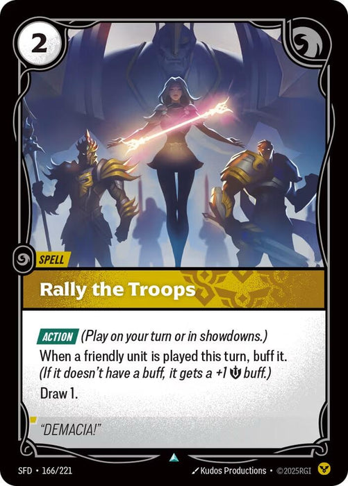 Image for Rally the Troops (166/221) [Spiritforged] - Riftbound: League of Legends Trading Card Game