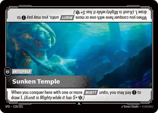 Image for Sunken Temple (218/221) [Spiritforged] - Riftbound: League of Legends Trading Card Game