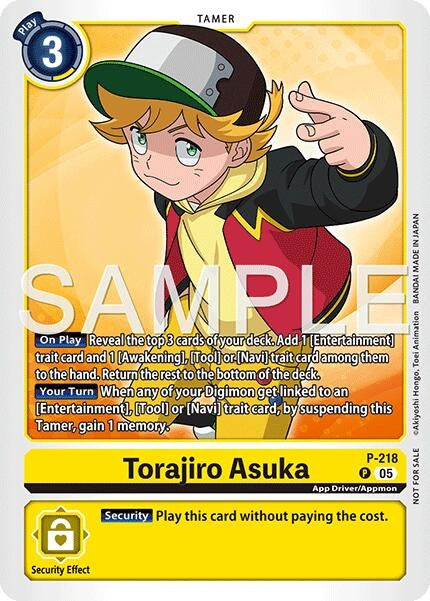 Image for Torajiro Asuka (Official Store Tournament 2026 Vol. 1) (P-218 P) [Digimon Promotion Cards] - Digimon Card Game