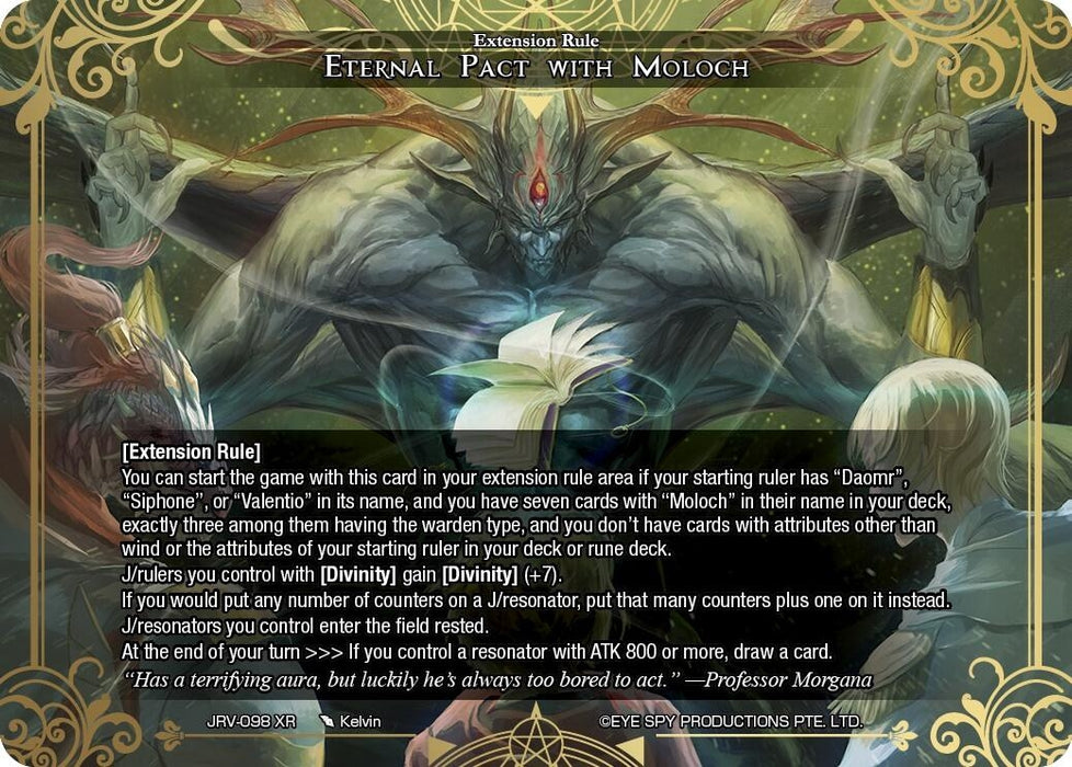 Image for Eternal Pact with Moloch (JRV-098 XR) [Journey to Ravidra] - Force of Will