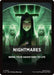 Image for Nightmares Theme Card (23) - Magic: The Gathering