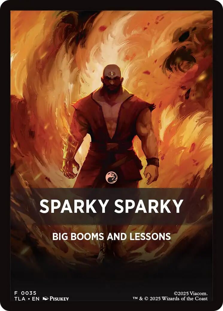 Image for Sparky Sparky Theme Card (35) - Magic: The Gathering
