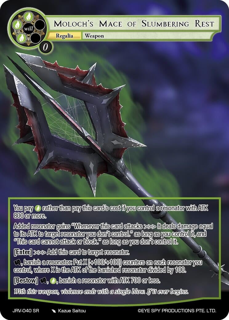 Image for Moloch's Mace of Slumbering Rest (JRV-040 SR) [Journey to Ravidra] - Force of Will