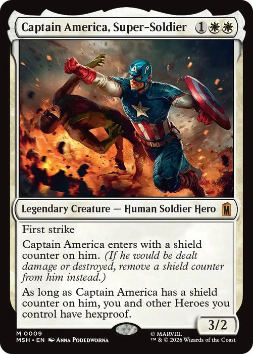 Image for Captain America, Super-Soldier (9) - Magic: The Gathering