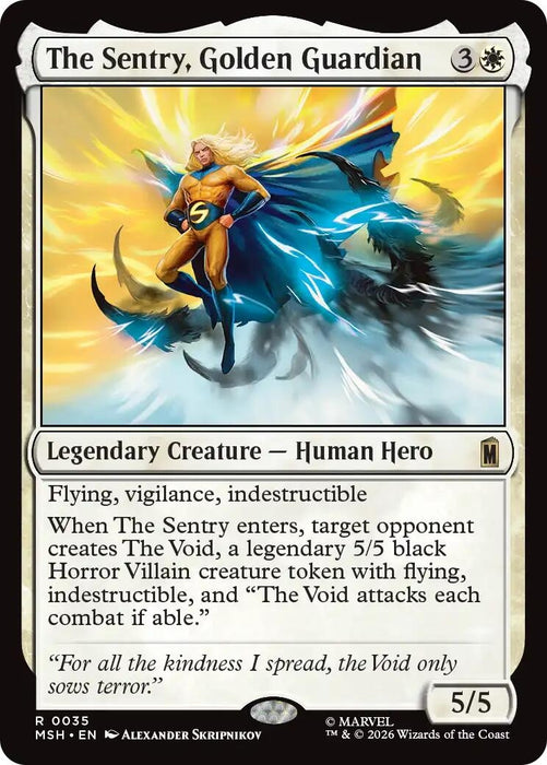 Image for The Sentry, Golden Guardian (35) - Magic: The Gathering