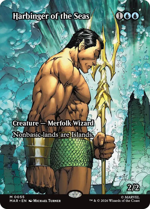 Image for Harbinger of the Seas (Borderless) (55) - Magic: The Gathering