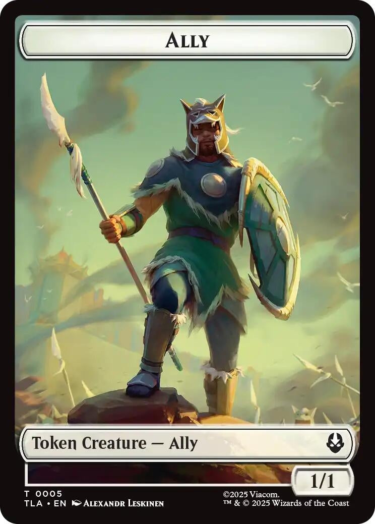 Image for Ally (0005) // Clue (0018) Double-Sided Token (5 // 18) - Magic: The Gathering
