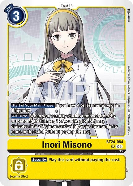 Image for Inori Misono (BT24-084 SR) [Time Stranger] - Digimon Card Game