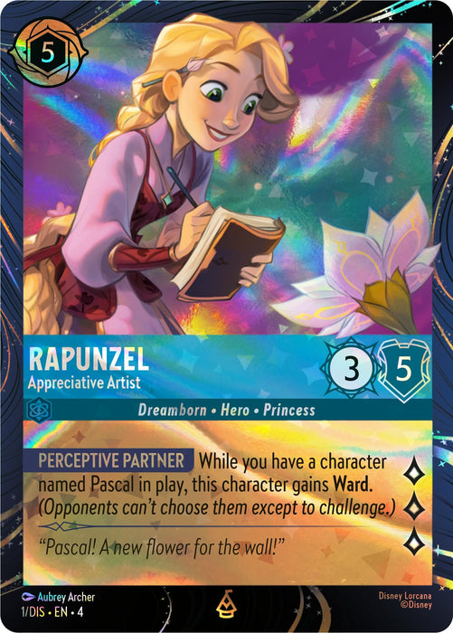Image for Rapunzel - Appreciative Artist (1) [Disney Lorcana Promo Cards] - Disney Lorcana