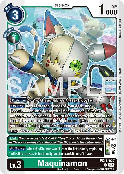 Image for Maquinamon (EX11-027 C) [Dawn of Liberator] - Digimon Card Game