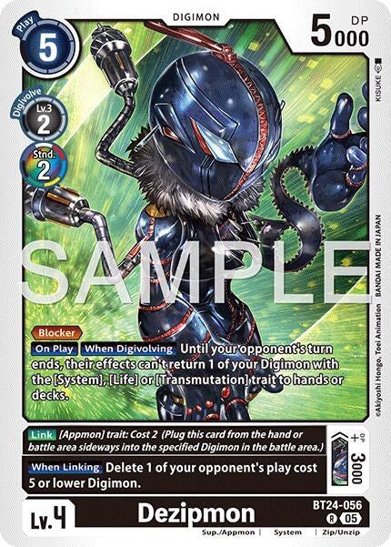 Image for Dezipmon (BT24-056 R) [Time Stranger] - Digimon Card Game