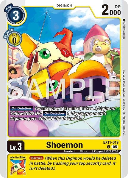 Image for Shoemon (EX11-019 C) [Dawn of Liberator] - Digimon Card Game