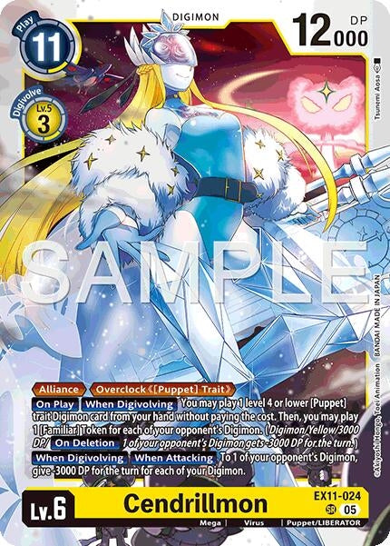 Image for Cendrillmon (EX11-024 SR) [Dawn of Liberator] - Digimon Card Game