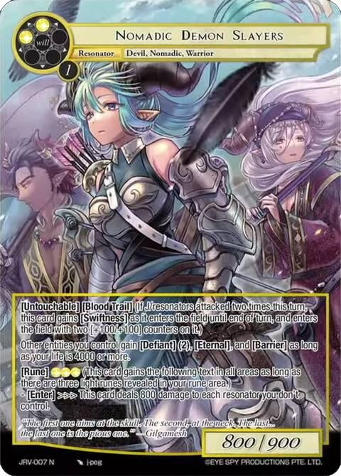 Image for Nomadic Demon Slayers (JRV-007 N) [Journey to Ravidra] - Force of Will