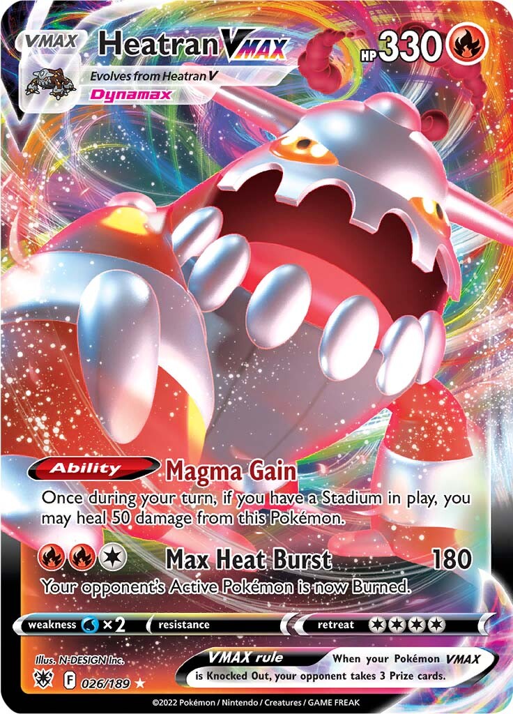 Heatran VMAX (026/189) [SWSH10: Astral Radiance]