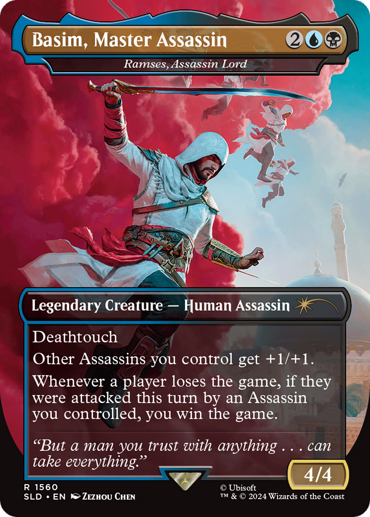 Basim, Master Assassin - Ramses, Assassin Lord (Rainbow Foil) (1560) [Secret Lair Drop Series]
