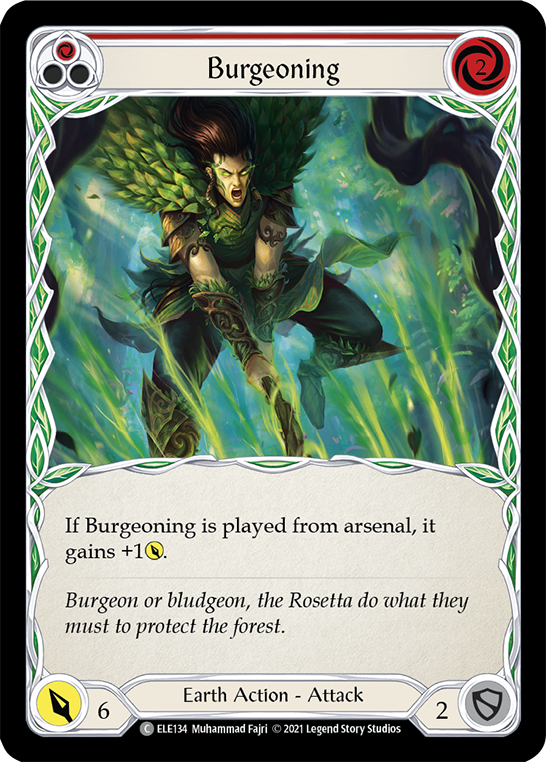 Burgeoning (Red) (ELE134) [Tales of Aria]