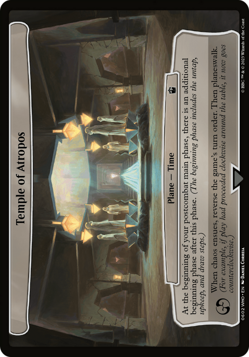 Temple of Atropos (602) [Planechase: Universes Beyond: Doctor Who]