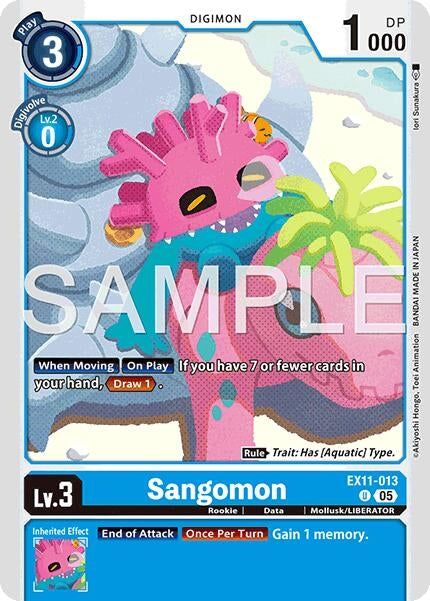 Image for Sangomon (EX11-013 U) [Dawn of Liberator] - Digimon Card Game