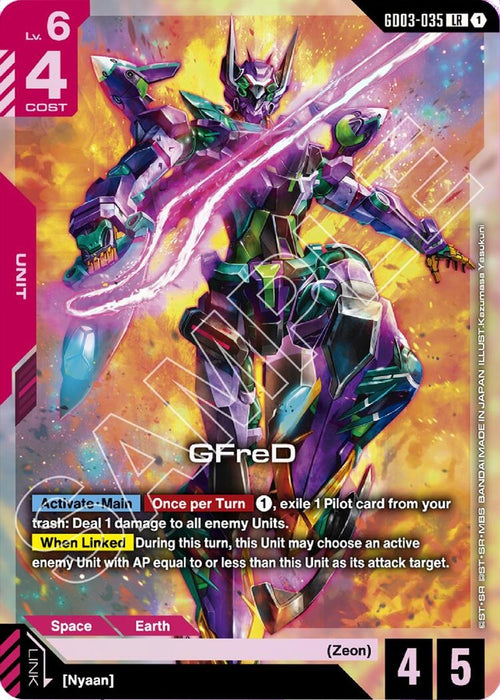 Image for GFreD (GD03-035) - Gundam Card Game