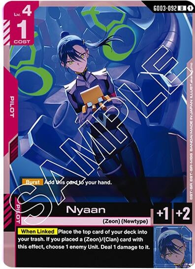 Image for Nyaan (GD03-092) - Gundam Card Game