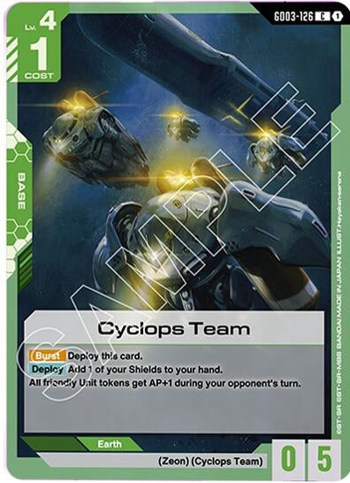 Image for Cyclops Team (GD03-126) - Gundam Card Game