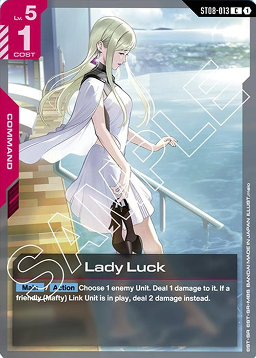 Image for Lady Luck (ST08-013) - Gundam Card Game