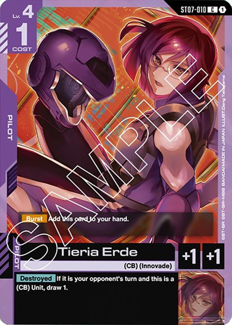 Image for Tieria Erde (ST07-010) - Gundam Card Game
