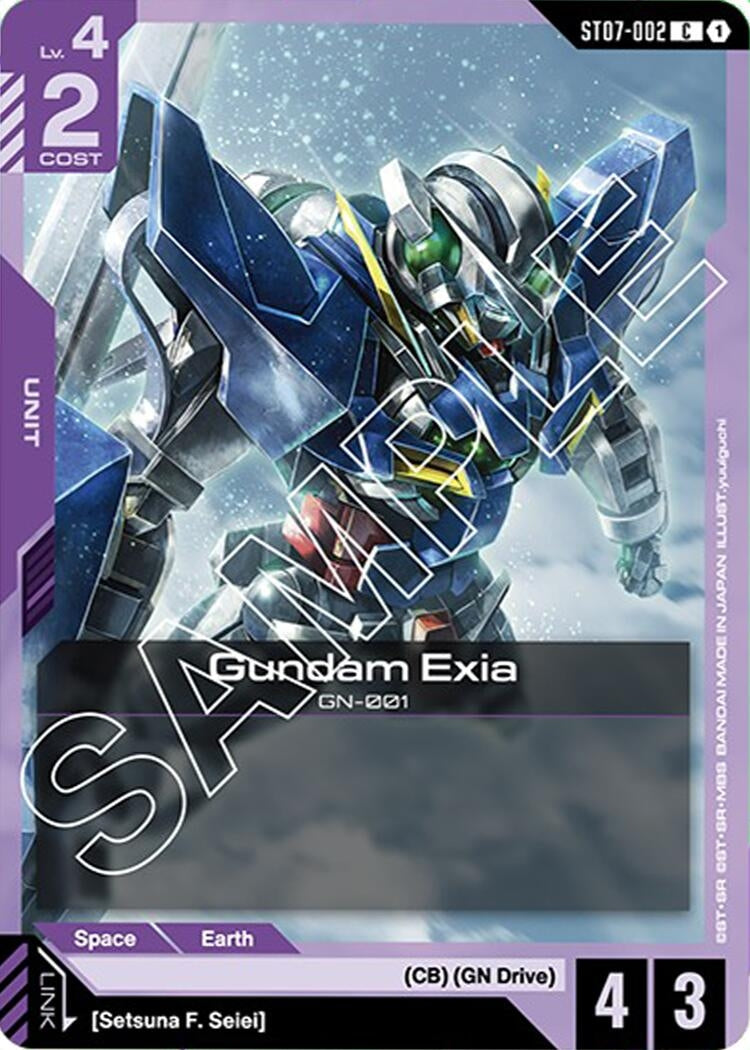 Image for Gundam Exia (ST07-002) (ST07-002) - Gundam Card Game