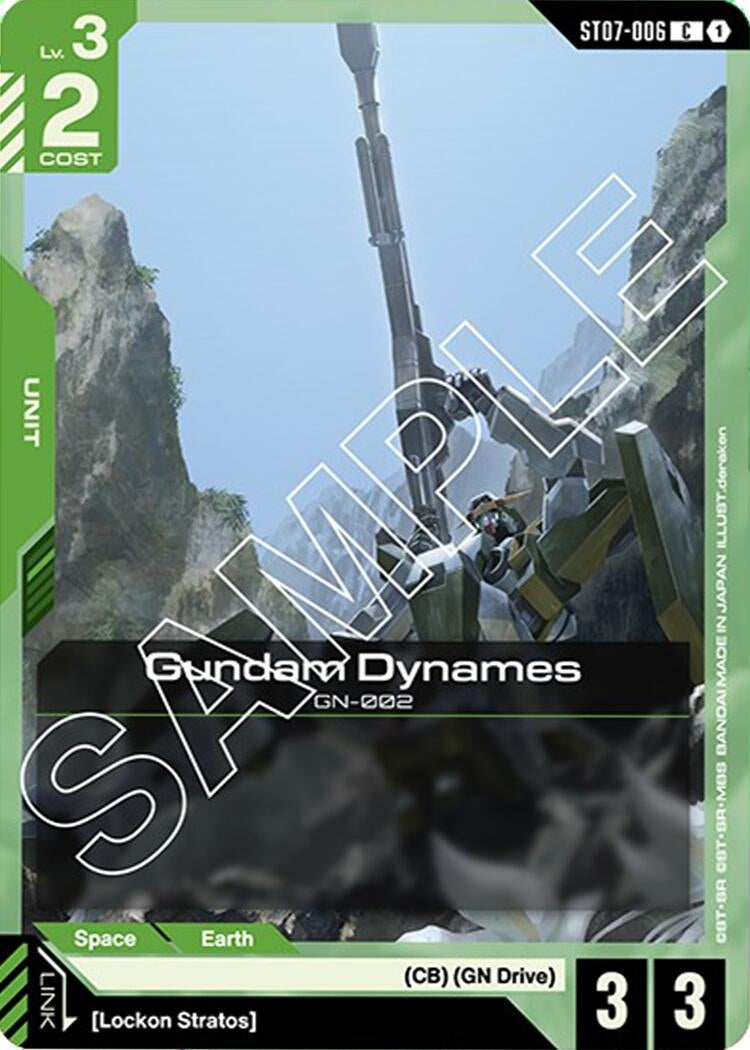 Image for Gundam Dynames (ST07-006) (ST07-004) - Gundam Card Game