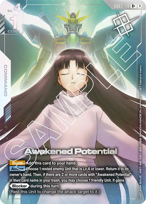 Image for Awakened Potential (Store Tournament Winner Pack 03) (GD03-118) - Gundam Card Game