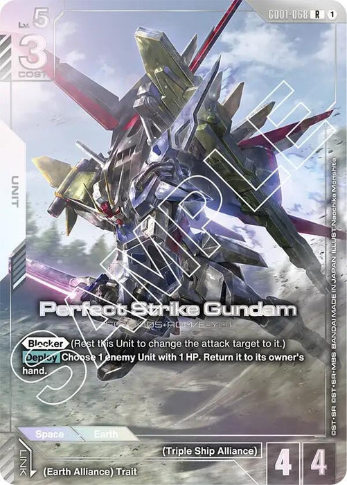 Image for Perfect Strike Gundam (Premium Card Collection) (GD01-068) - Gundam Card Game