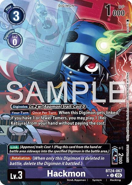 Hackmon (Box Topper) (BT24-067 U) [Time Stranger]