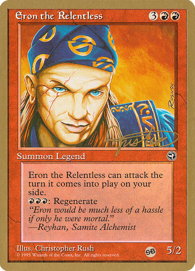 Eron the Relentless - 1996 Mark Justice (HML) (SB) [World Championship Decks]