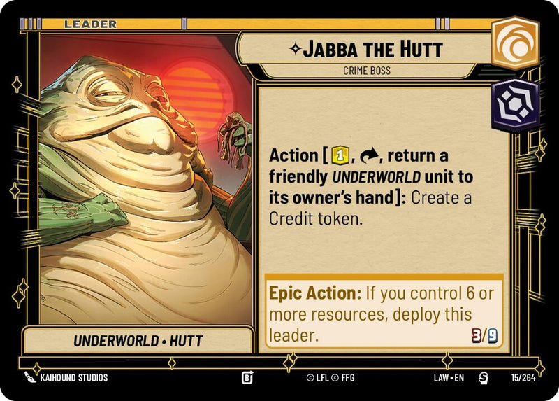 Image for Jabba the Hutt - Crime Boss (15/264) - Star Wars: Unlimited